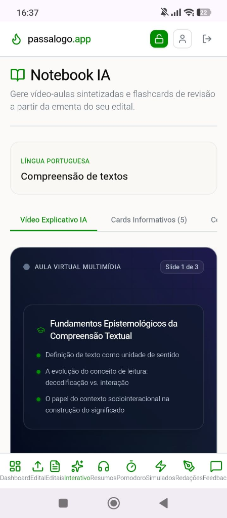 Tela do celular 0